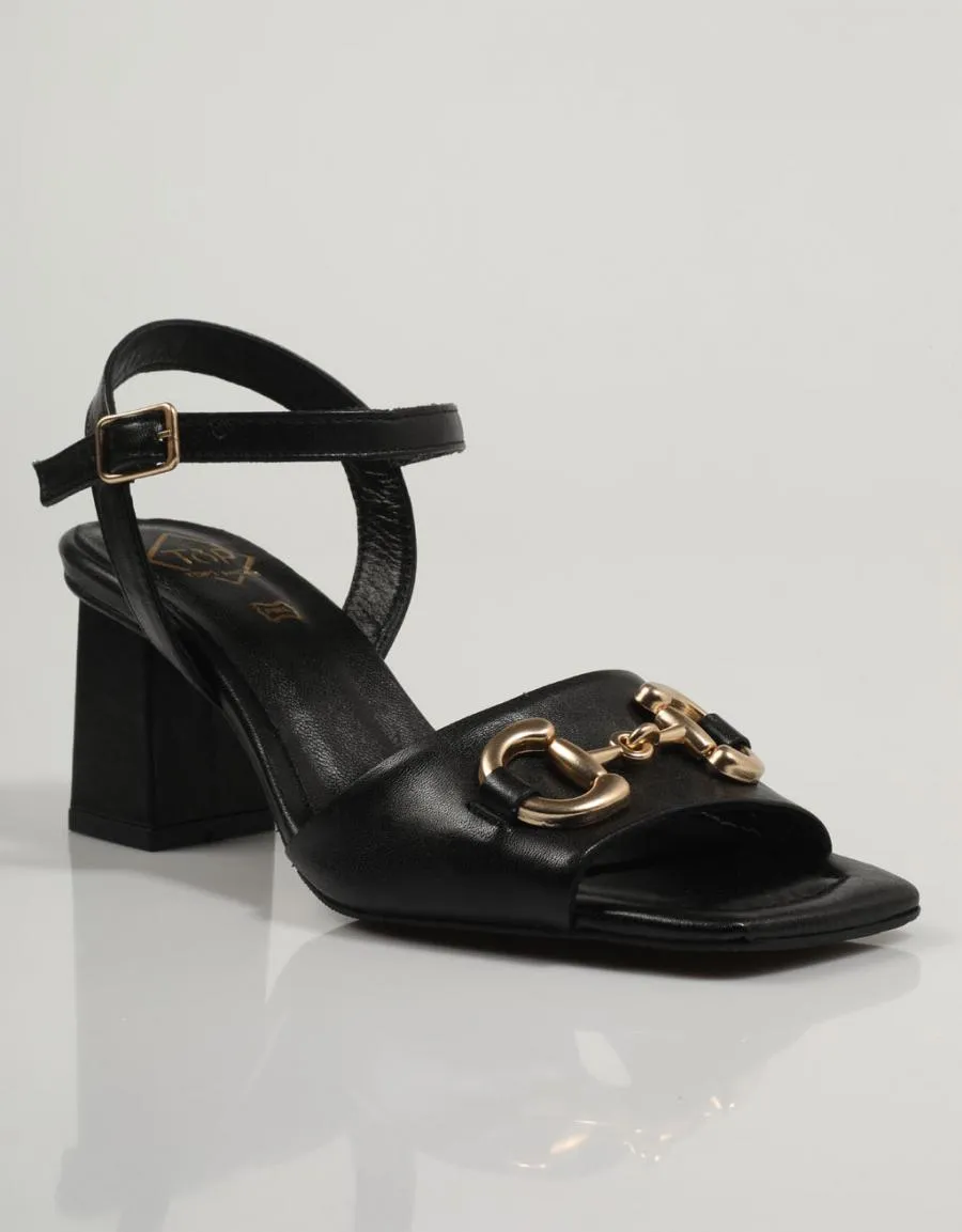  sandales TOP 3 23377 en Noir 81891