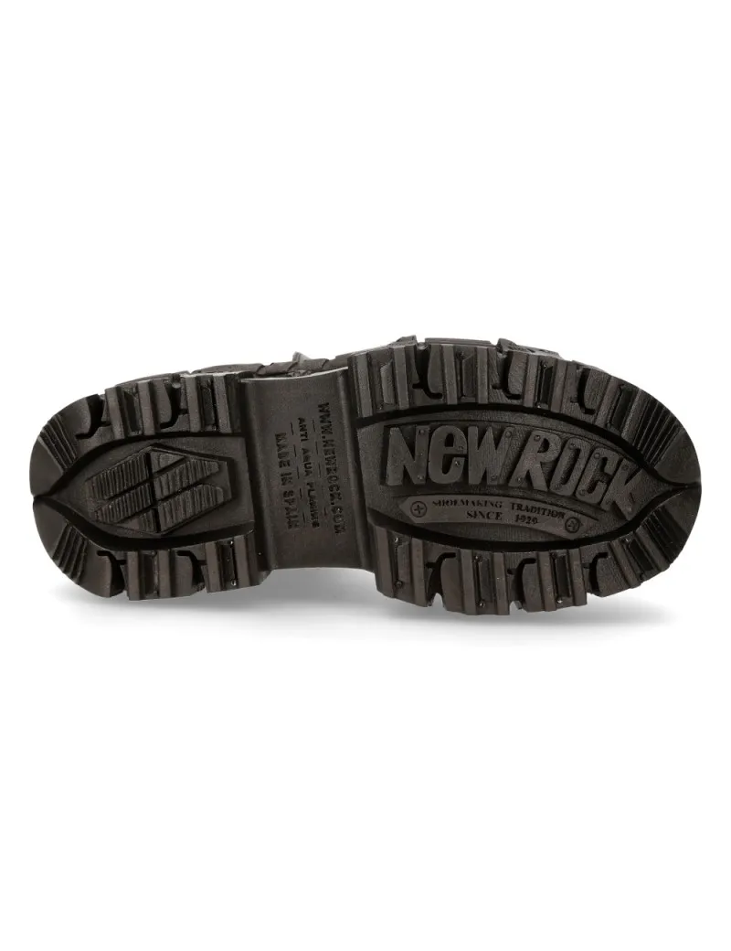 Sandalia abierta con plataforma tank de newrock