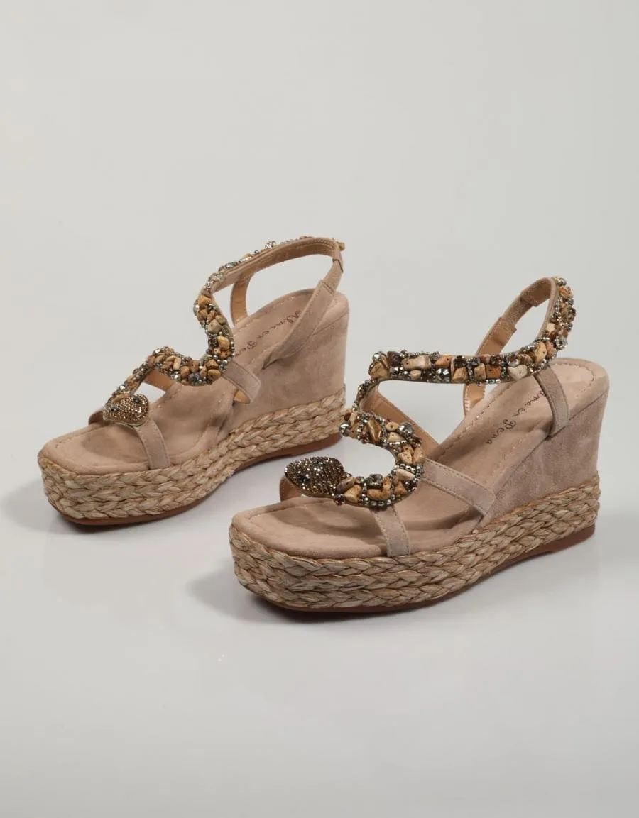  sandalias ALMA EN PENA Ap en Bege 82400