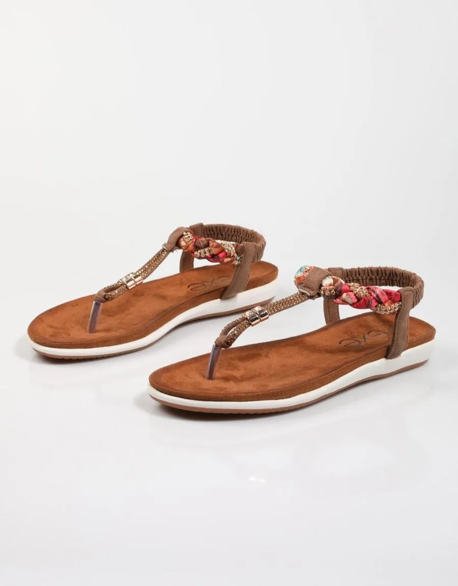  sandals EXE F8043 32a en Brown 79076