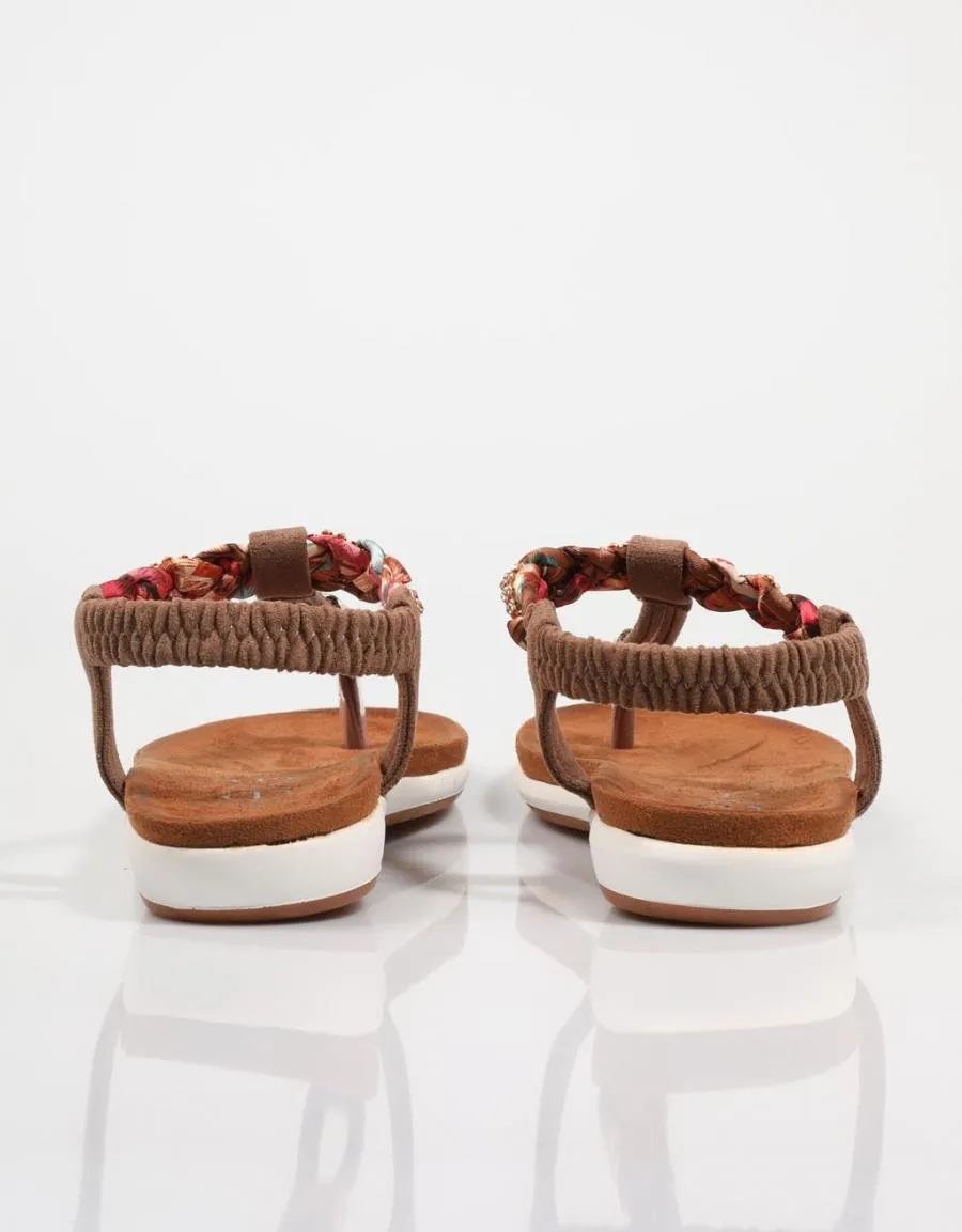  sandals EXE F8043 32a en Brown 79076
