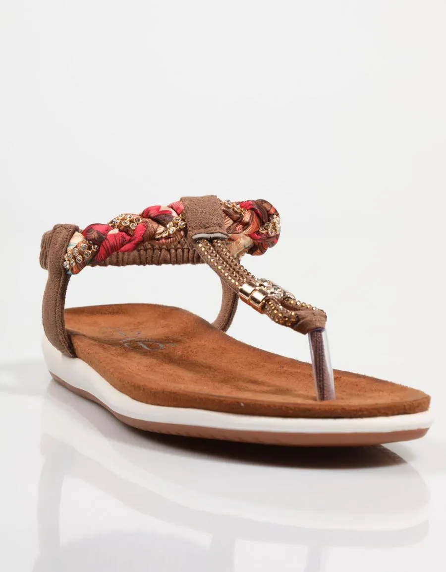  sandals EXE F8043 32a en Brown 79076