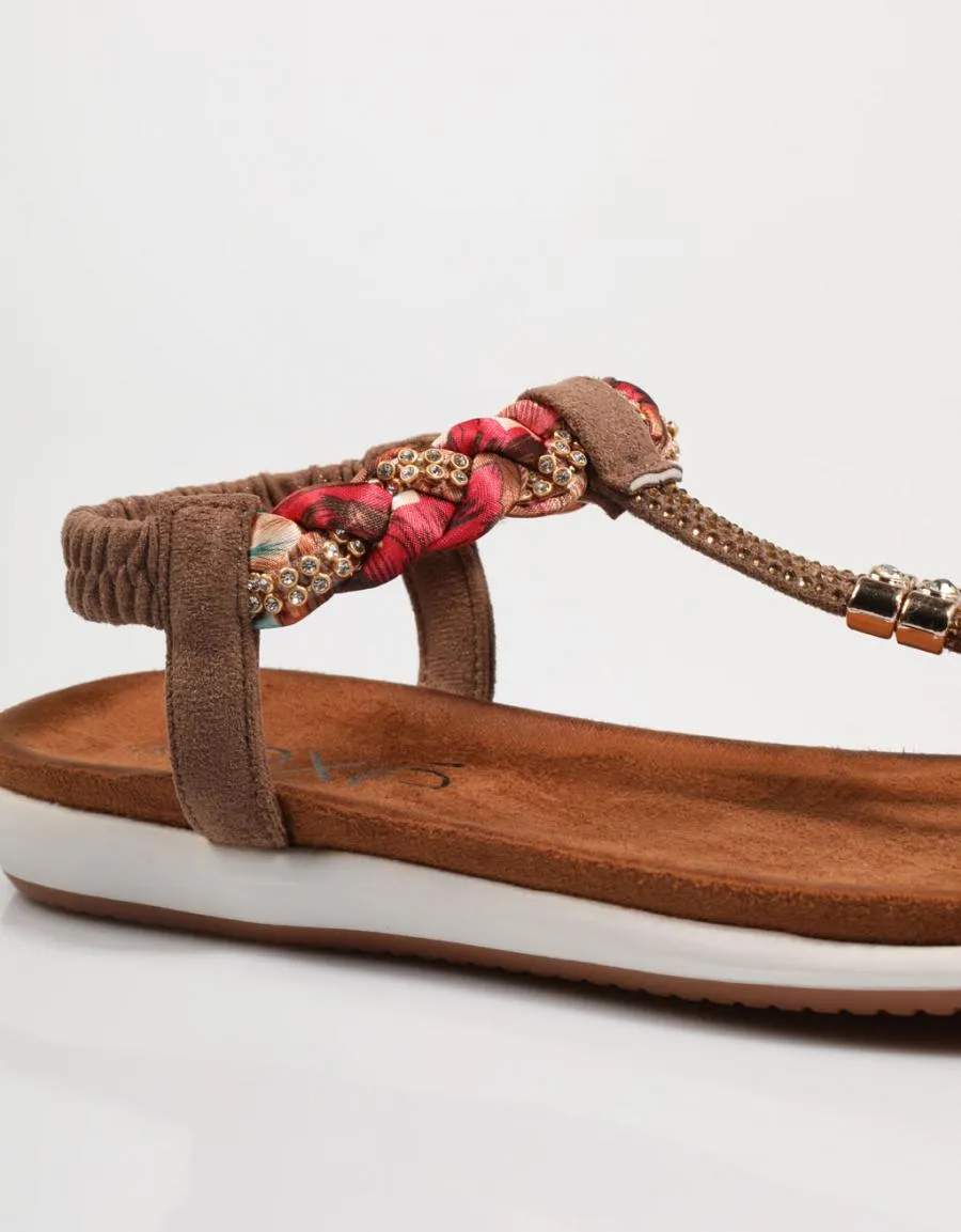  sandals EXE F8043 32a en Brown 79076