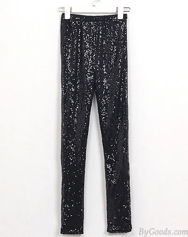 Sexy Bling Hand Made Sequined Pants Leggings 