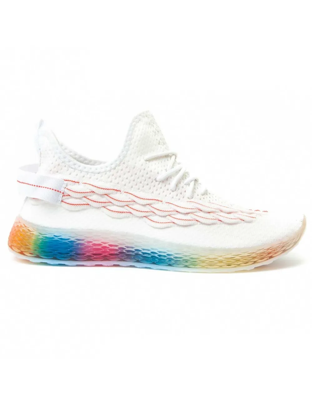 Sneaker Casual Para Mujer.  Montevita  Sportsair2  90477 Blanco