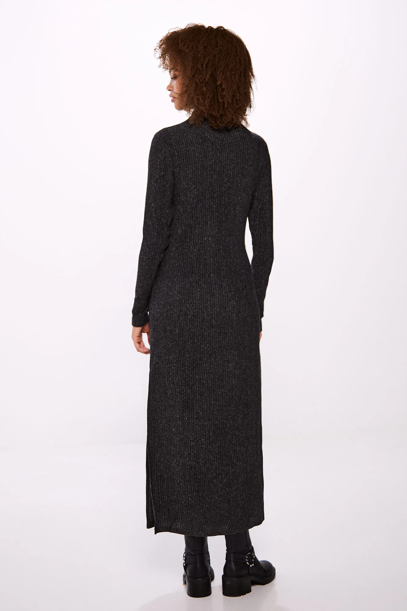 Springfield Vestido midi cuello perkins