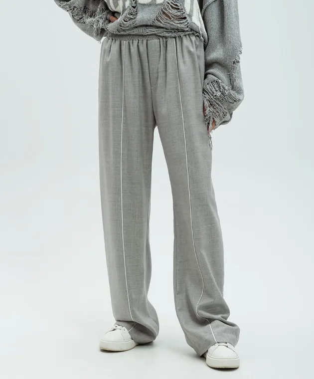 SSHEENA Gray pants made of wool