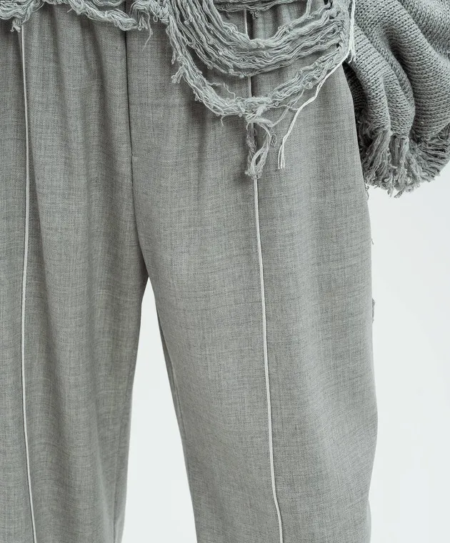 SSHEENA Gray pants made of wool