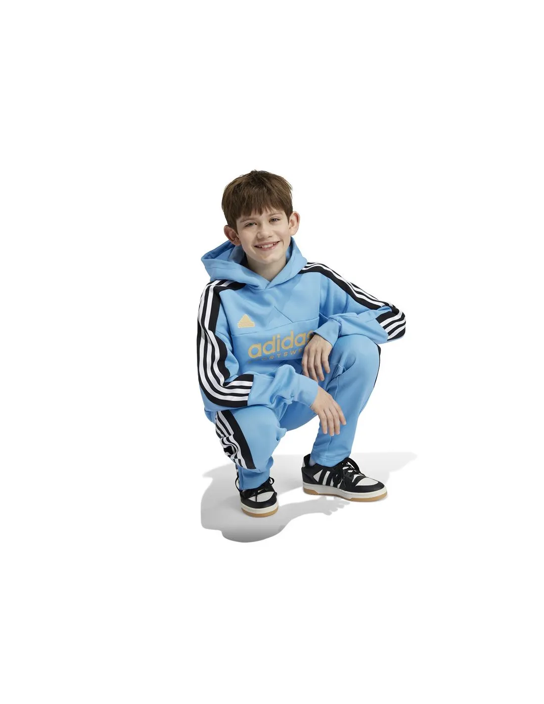 Sudadera adidas Tiro Nations Pack Hoody Infantil Azul