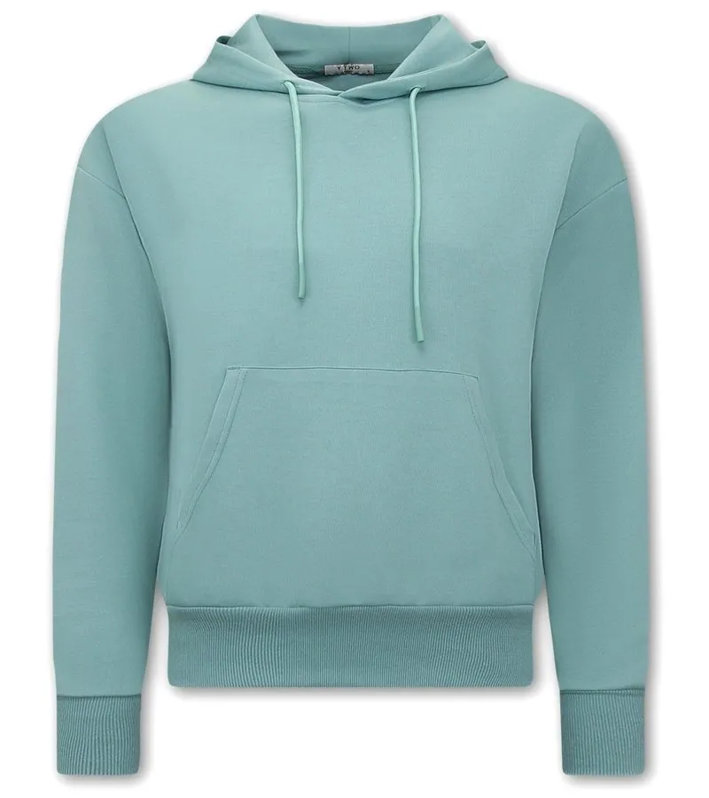 SUDADERA BASIC OVERSIZE FIT  F2590  MENTA