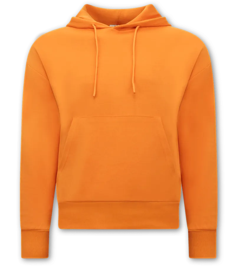 SUDADERA BASIC OVERSIZE FIT  F2590  NARANJA