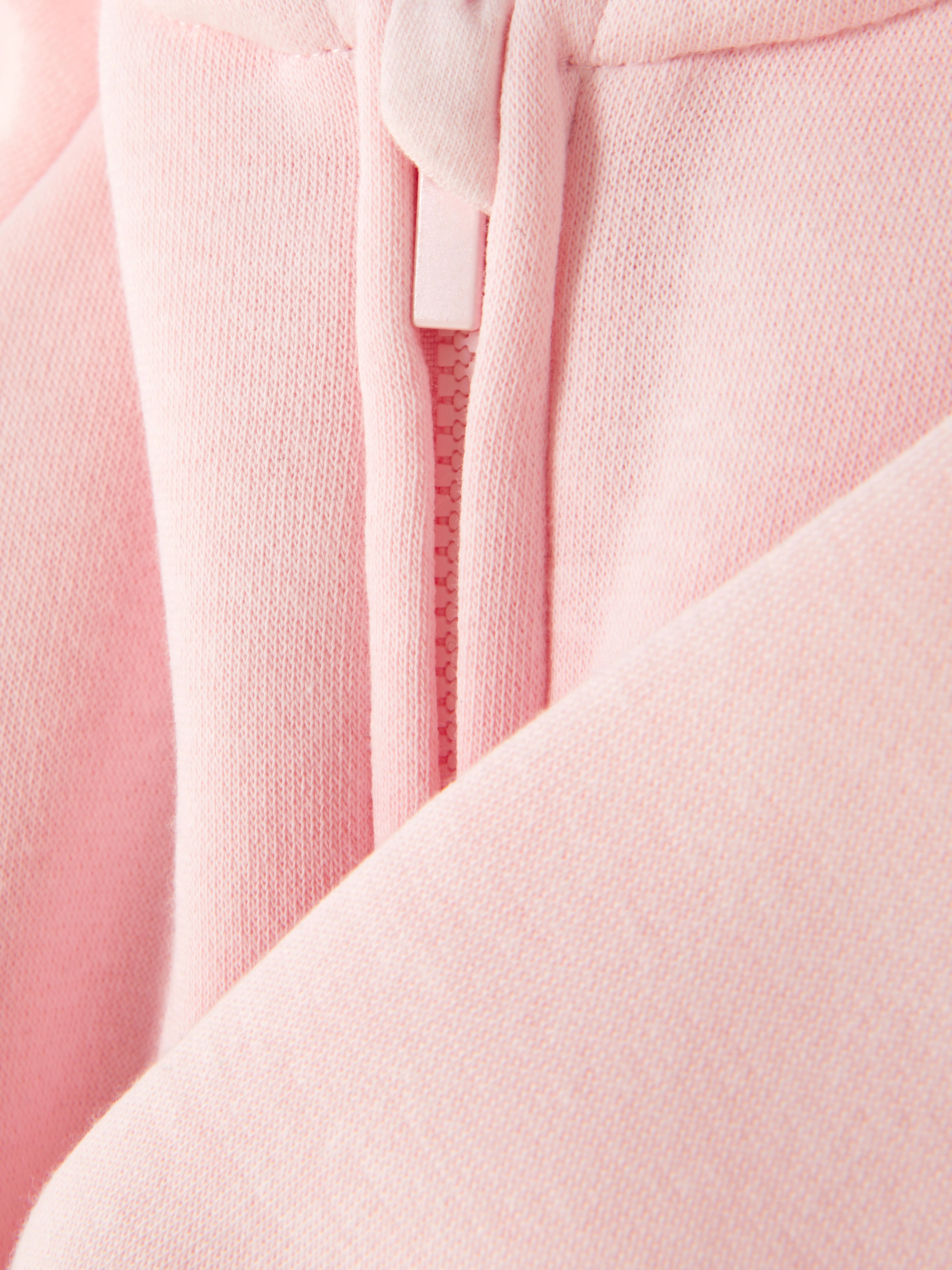 Sudadera con capucha y cremallera de manga larga