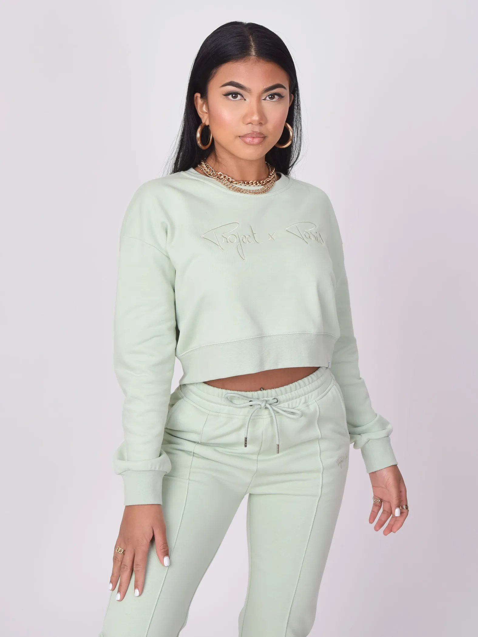 Sudadera corta básica