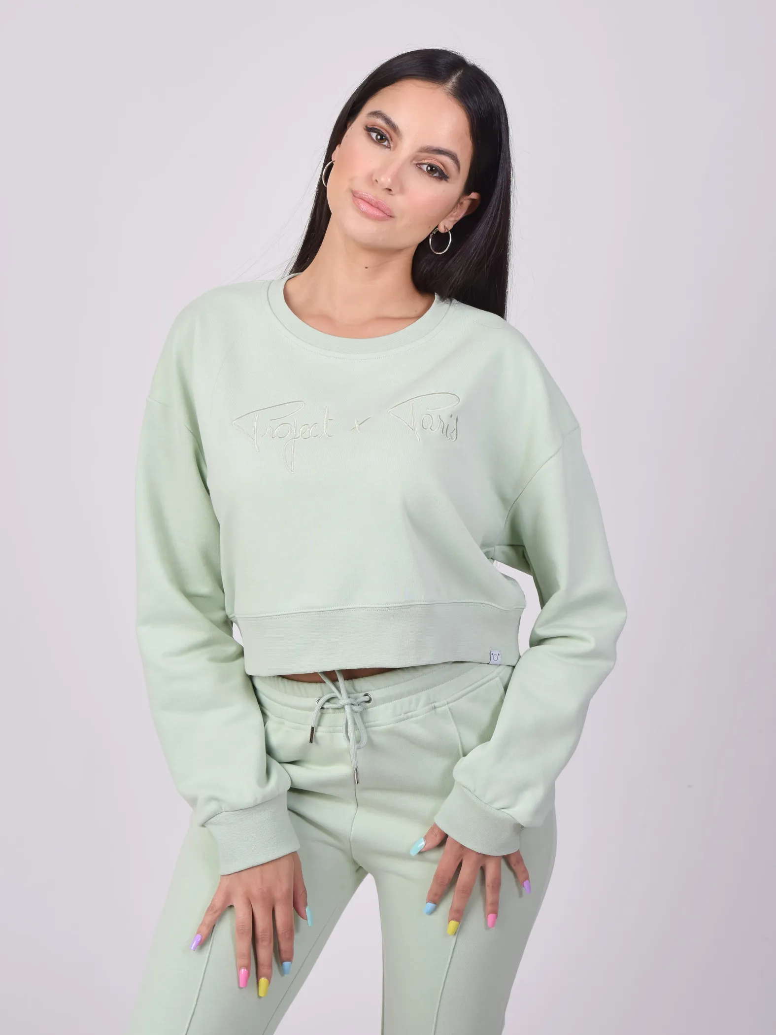 Sudadera corta básica