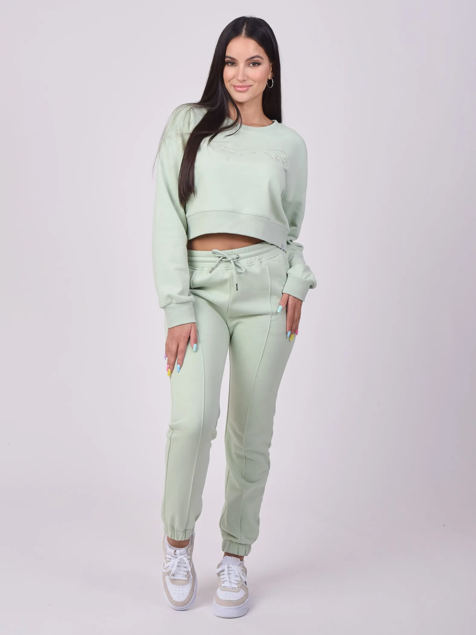 Sudadera corta básica
