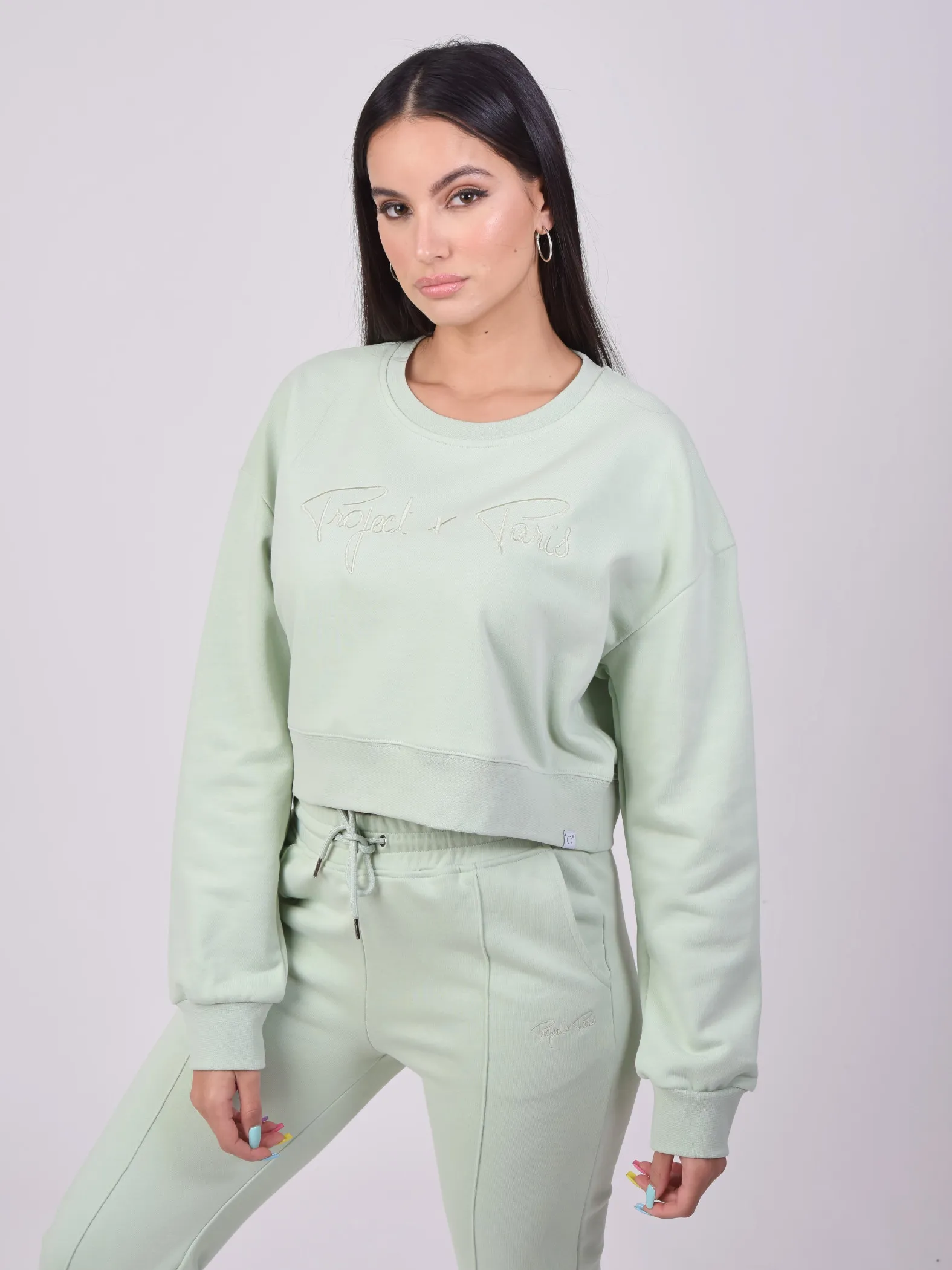 Sudadera corta básica