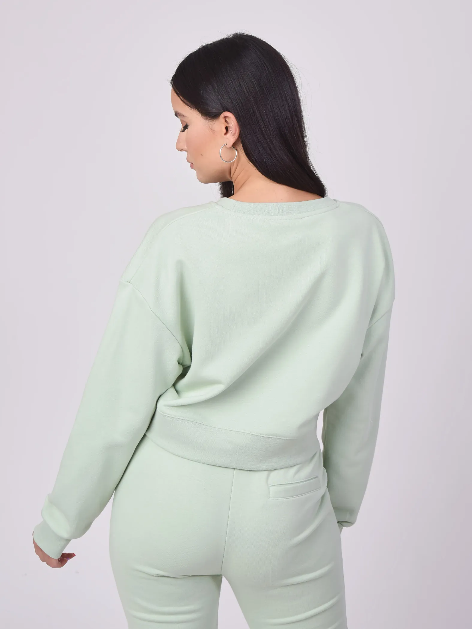 Sudadera corta básica