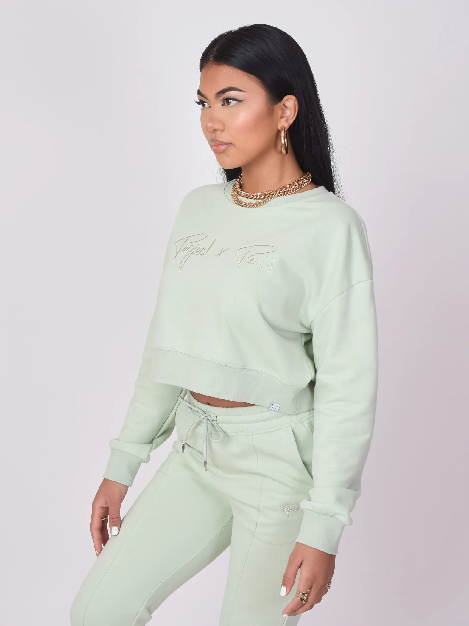 Sudadera corta básica