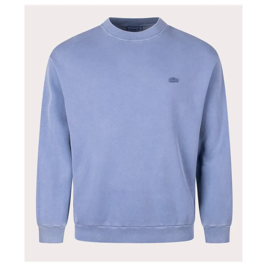 Sudadera Crew Lacoste Logo Para Hombre