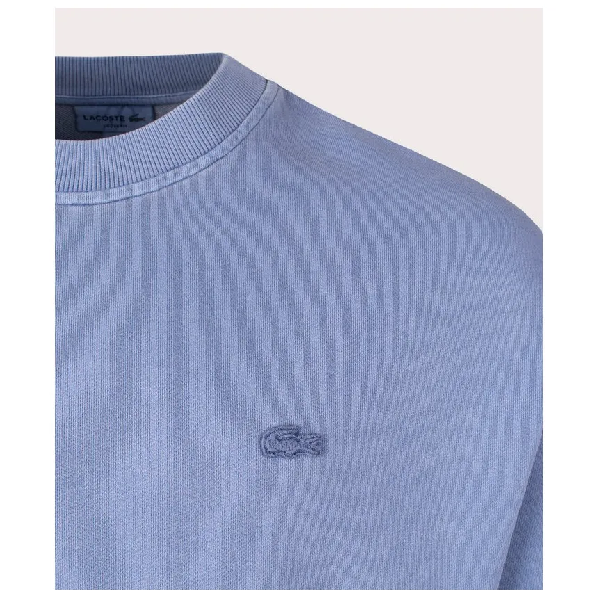 Sudadera Crew Lacoste Logo Para Hombre