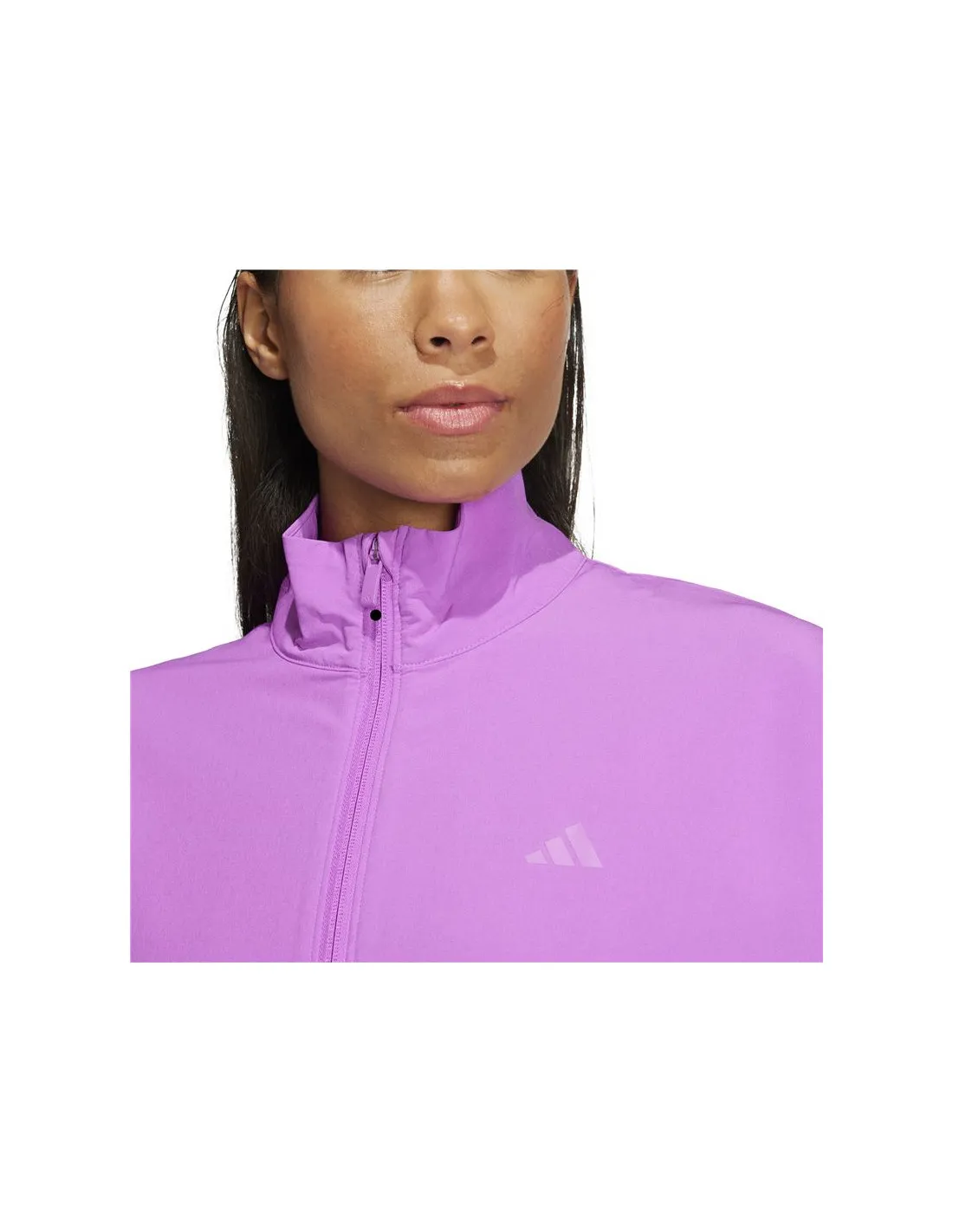 Sudadera de Fitness adidas Pacer All Gym Tonal 3 Bandas Woven Mujer Morado