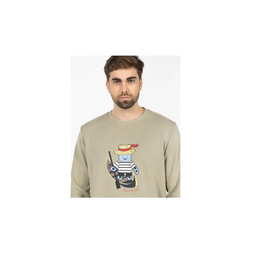 Sudadera El Pulpo Gondolero Para Hombre