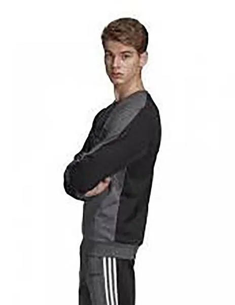 Sudadera Hombre Adidas Crew Fit Gris
