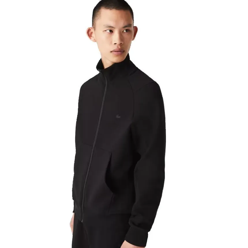 Sudadera Lacoste Zip Blk Para Hombre