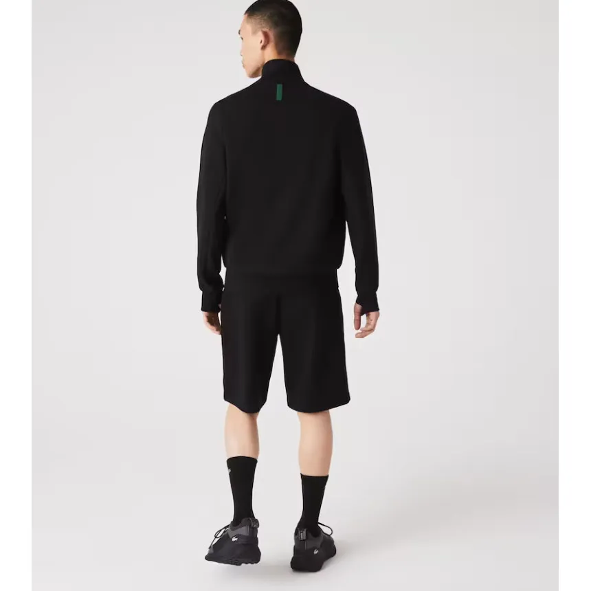 Sudadera Lacoste Zip Blk Para Hombre