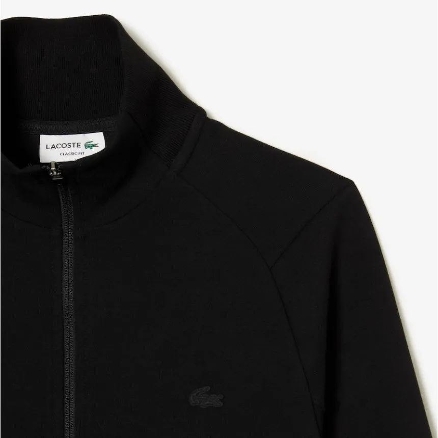 Sudadera Lacoste Zip Blk Para Hombre