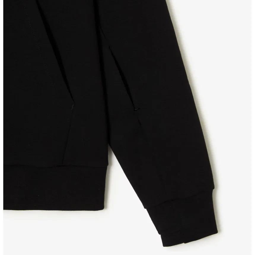 Sudadera Lacoste Zip Blk Para Hombre