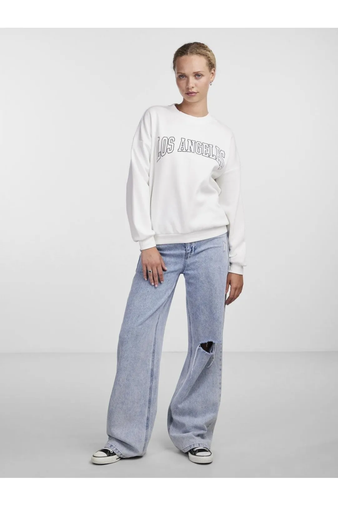 SUDADERA LETRAS PCFREYA BLANCO