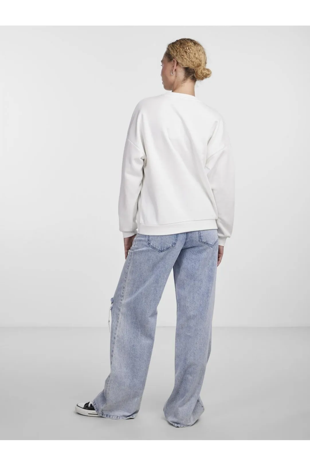 SUDADERA LETRAS PCFREYA BLANCO