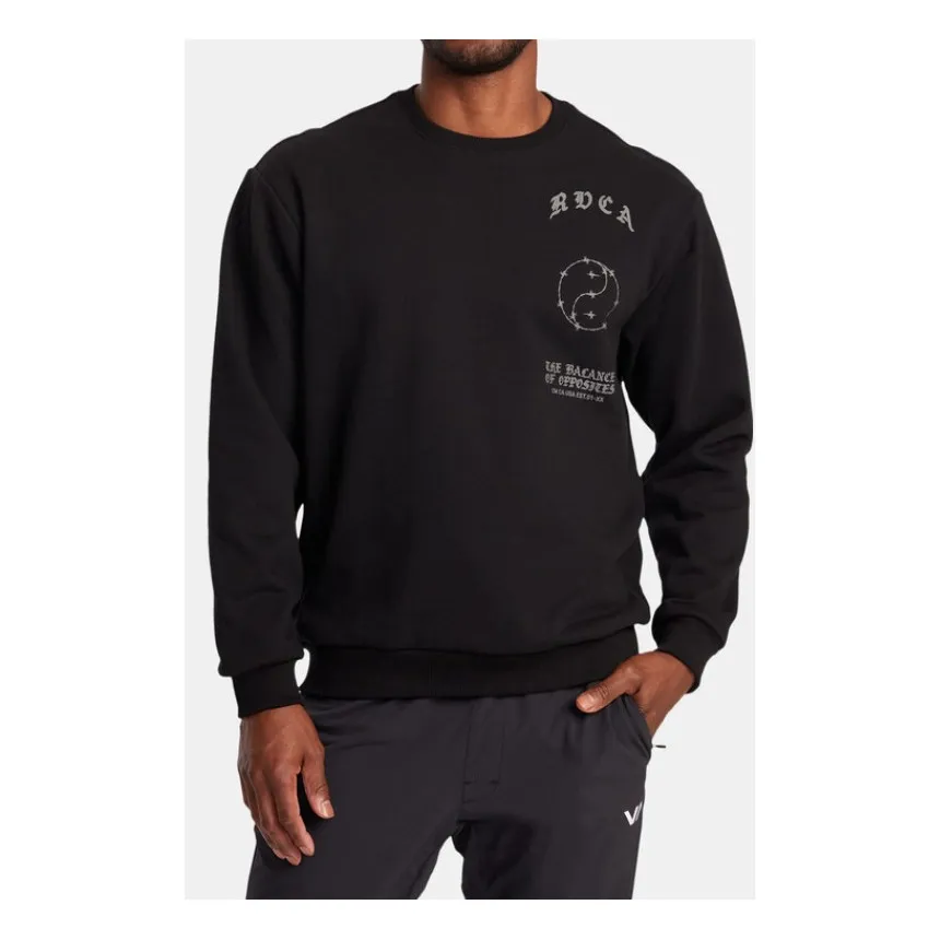 Sudadera Rvuca Barba Crew Para Hombre