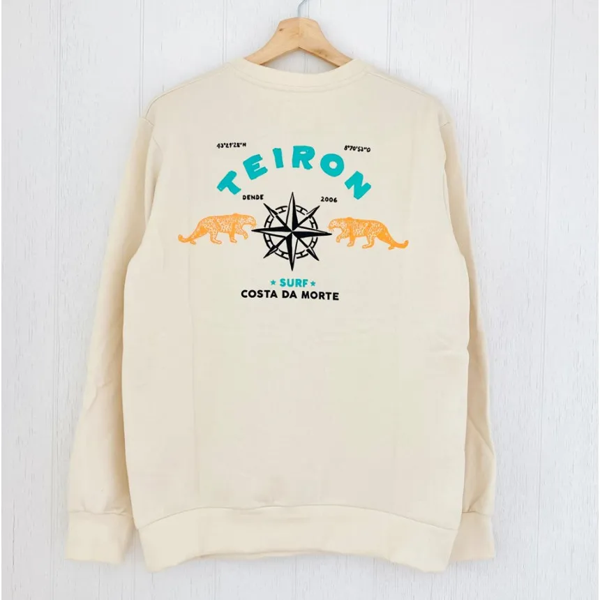 Sudadera Teiron Pocket Leopardo Para Niños