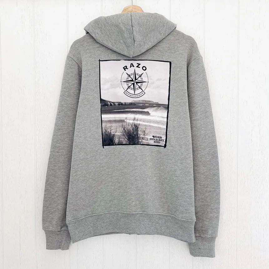 Sudadera Teiron Zip Foto Razo Unisex