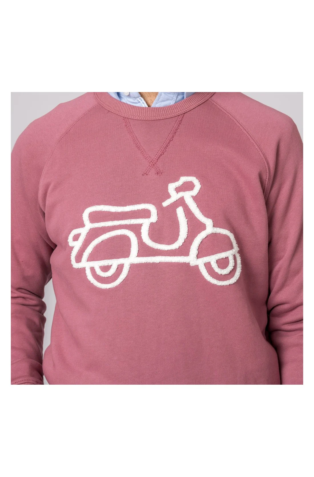 SUDADERA VESPA FUCSIA