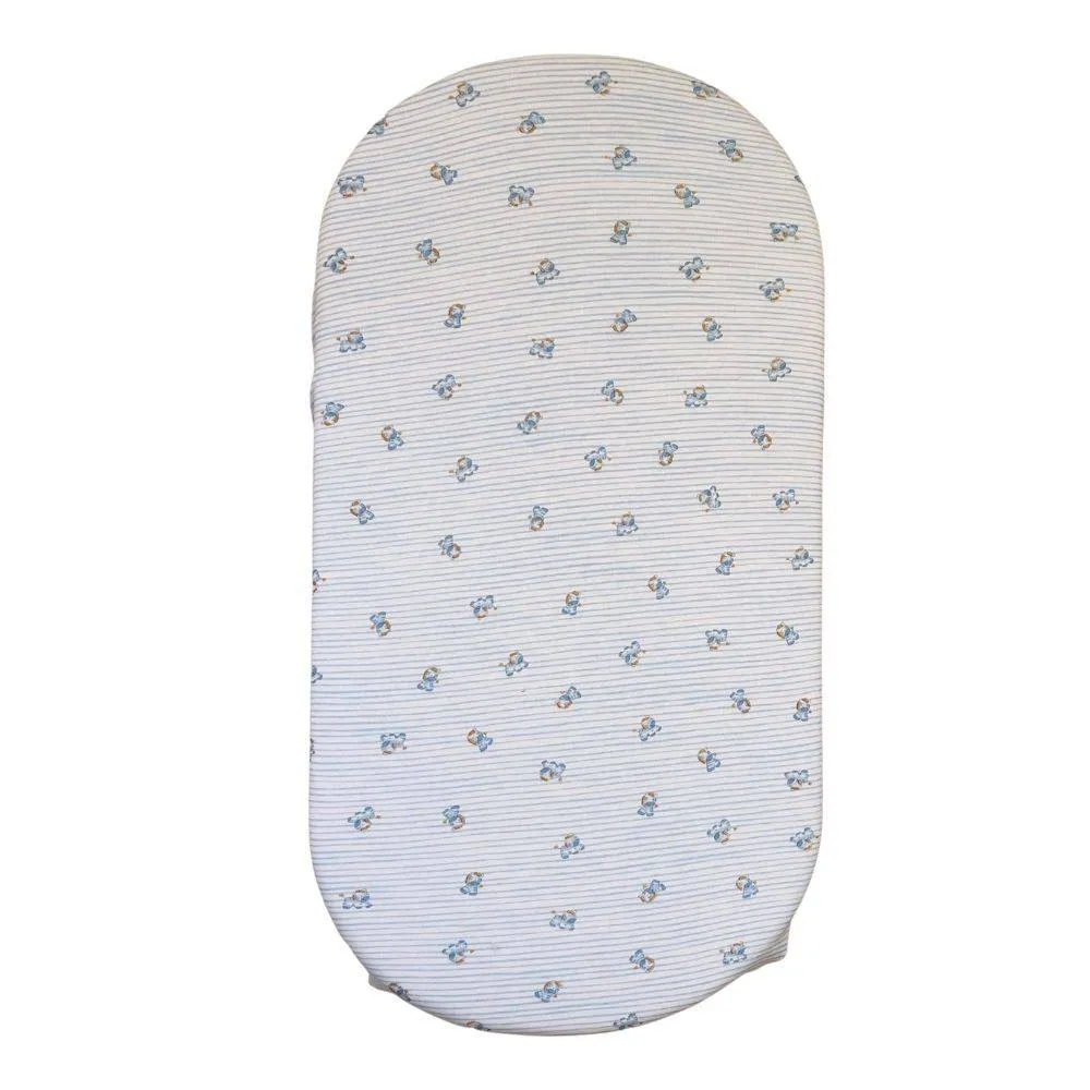 Sábana Bajera Zebra Azul