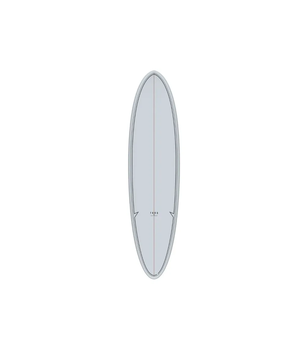 TABLA SURF TORQ 7'2" FUN PINLINE RAIL  GREY/PATTERN