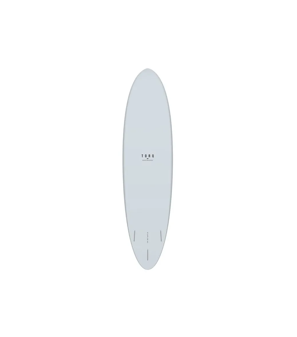 TABLA SURF TORQ 7'2" FUN PINLINE RAIL  GREY/PATTERN