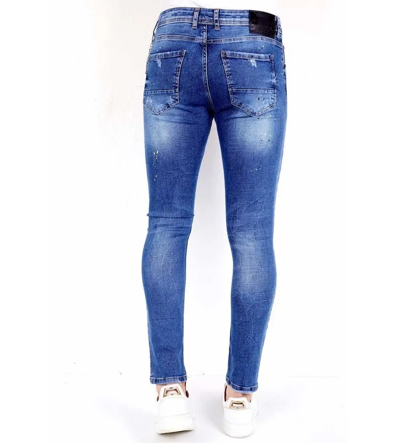 TEJANOS ROTOS HOMBRE  1009  AZUL