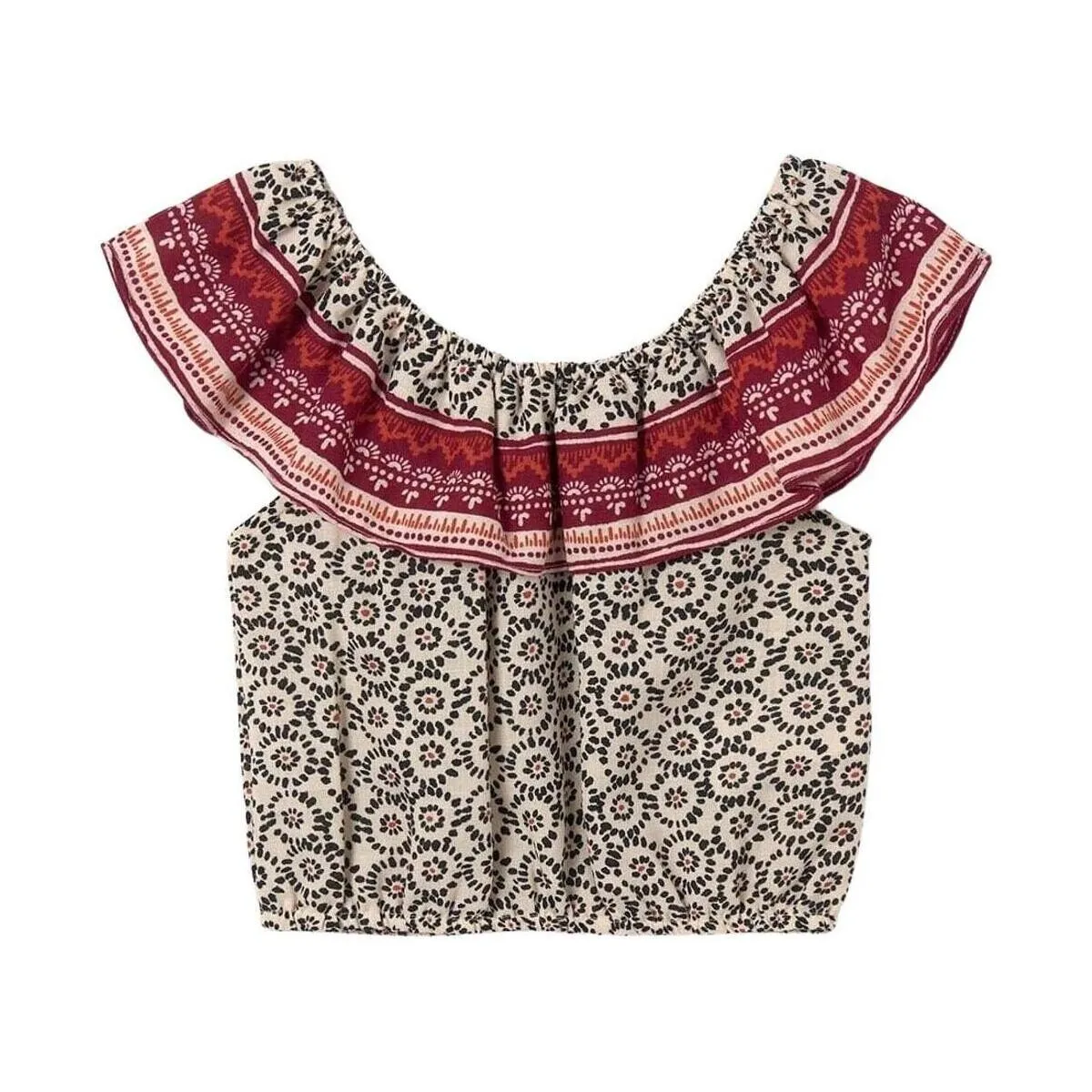 Top estampado