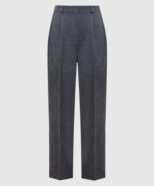 Toteme Gray pants with wool