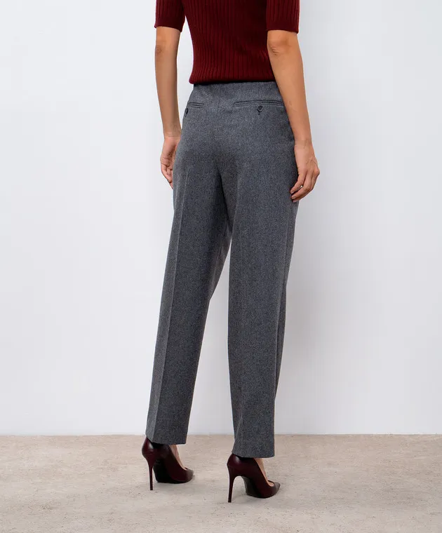 Toteme Gray pants with wool