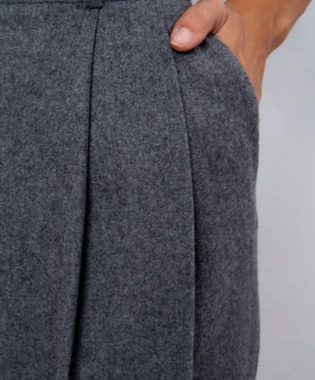 Toteme Gray pants with wool