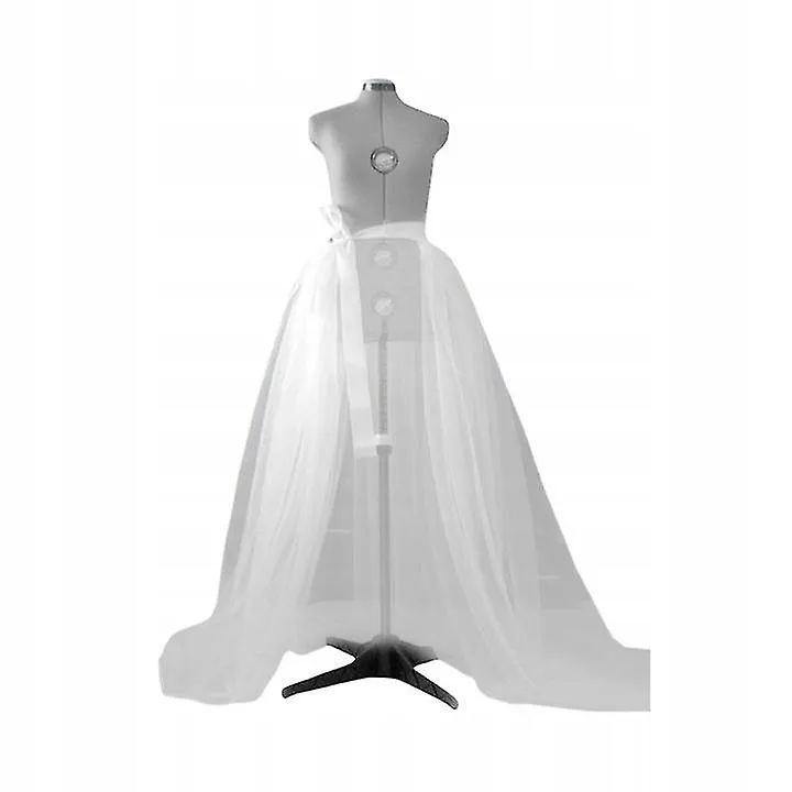 Tul Transparente Medio Vestido Boda Damas Encaje Malla Tul Vestido Ty