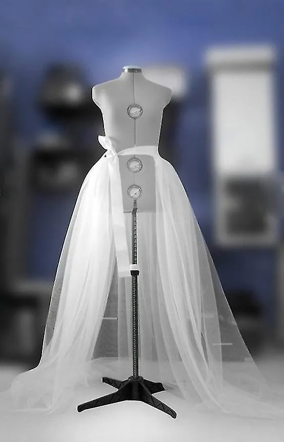 Tul Transparente Medio Vestido Boda Damas Encaje Malla Tul Vestido Ty