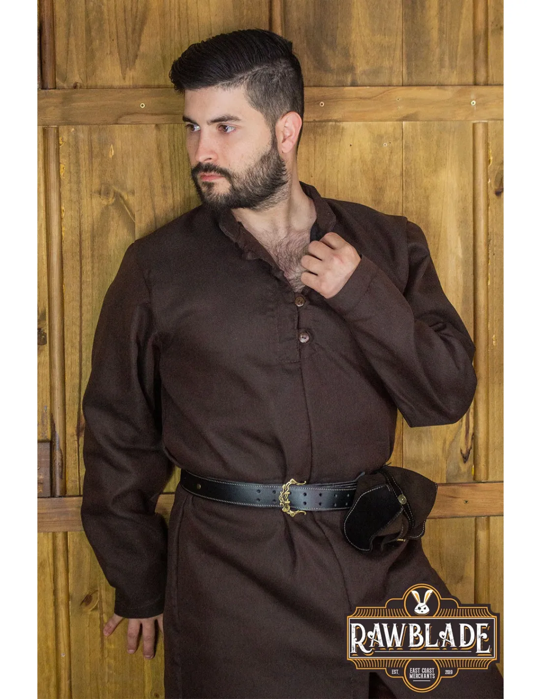 TúNICA MEDIEVAL RADOVAN  MARRóN