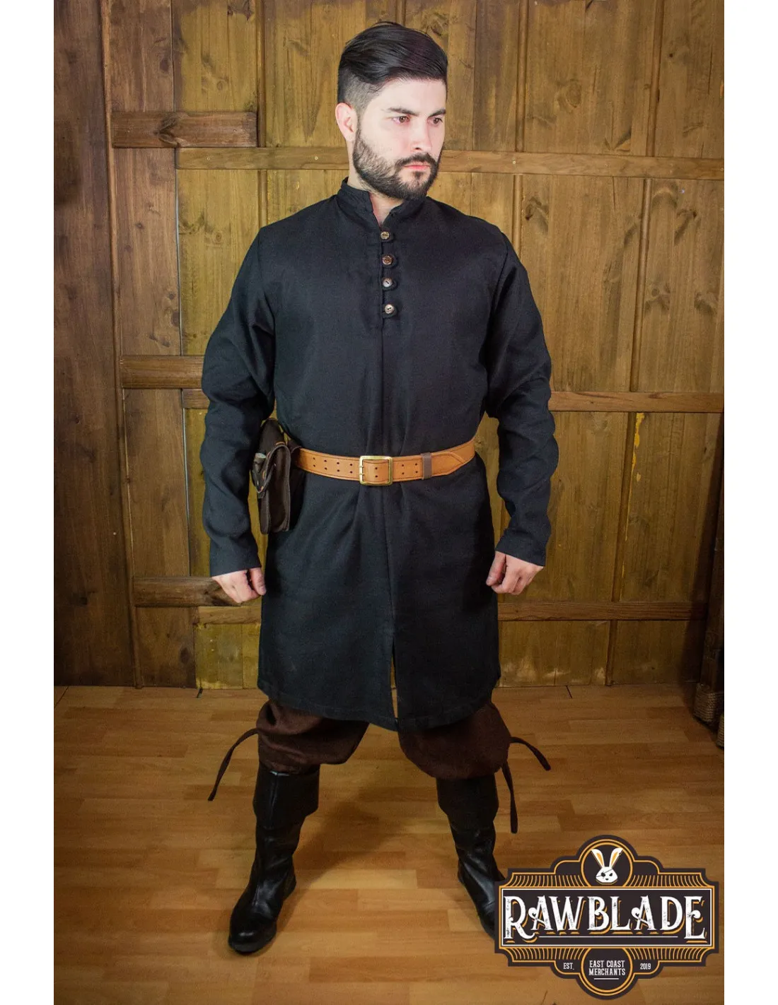 TúNICA MEDIEVAL RADOVAN  NEGRO