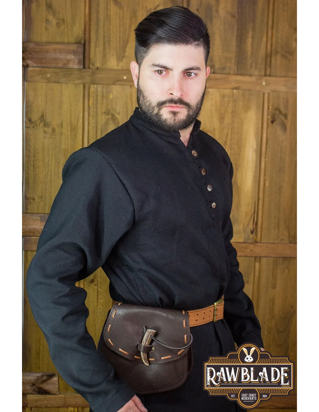 TúNICA MEDIEVAL RADOVAN  NEGRO